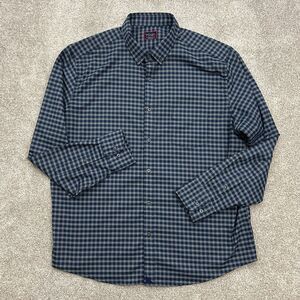 Untuckit Men's Size 2XL Bergstorm‎ Button Front Long Sleeve Flannel Shirt Plaid